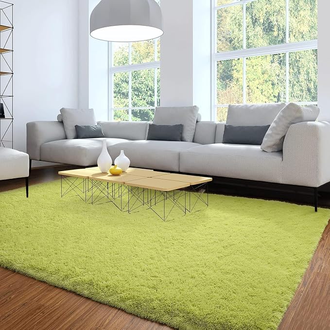 Merelax Soft Modern Indoor Large Shaggy Rug - Image 2