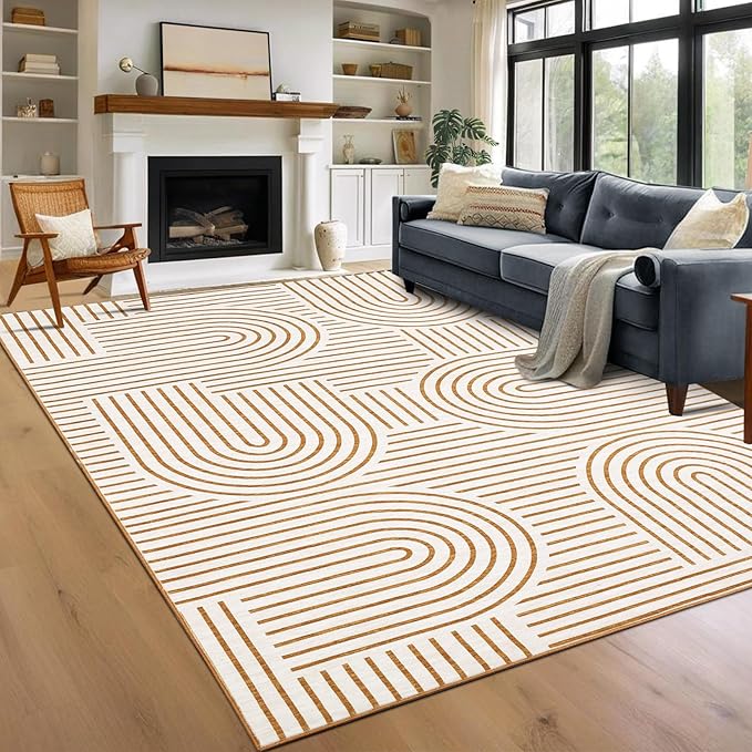 ROYHOME Washable Rug 9x12 Area Rugs by ROYHOME