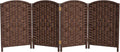 Red Lantern 2 ft. Short Diamond Weave Fiber Folding Screen by RedLantern
