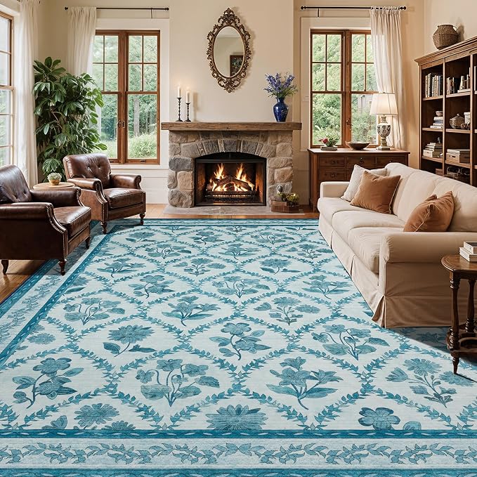 LIANLAM Washable Rug Area Rugs for Living Room by LIANLAM