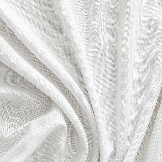 MIULEE Non-See-Through Privacy Linen Curtains 2 Panels, Light Filtering Window - Image 8