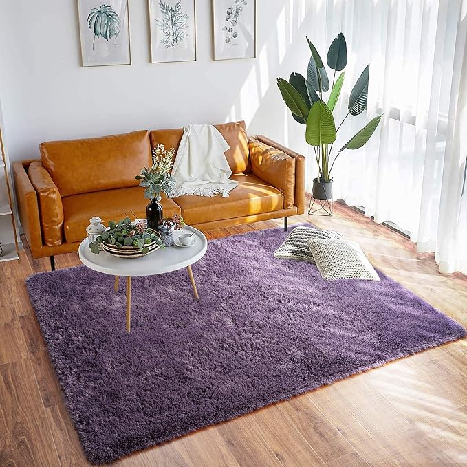 Merelax Modern Soft Fluffy Large Shaggy Rug - Image 6