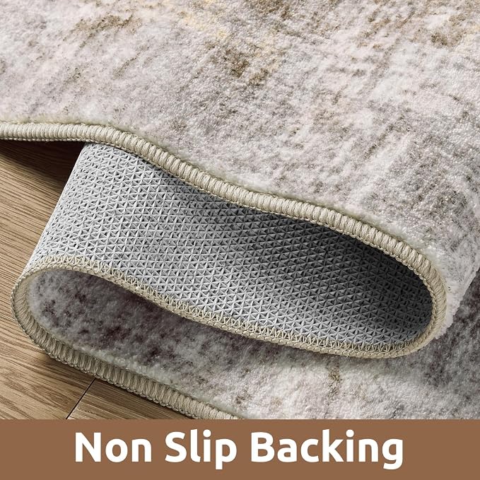 AMOAMI 2 x 10 Hallway Runner Rug Non Slip Super Soft Long Runner Rugs Machine - Image 3