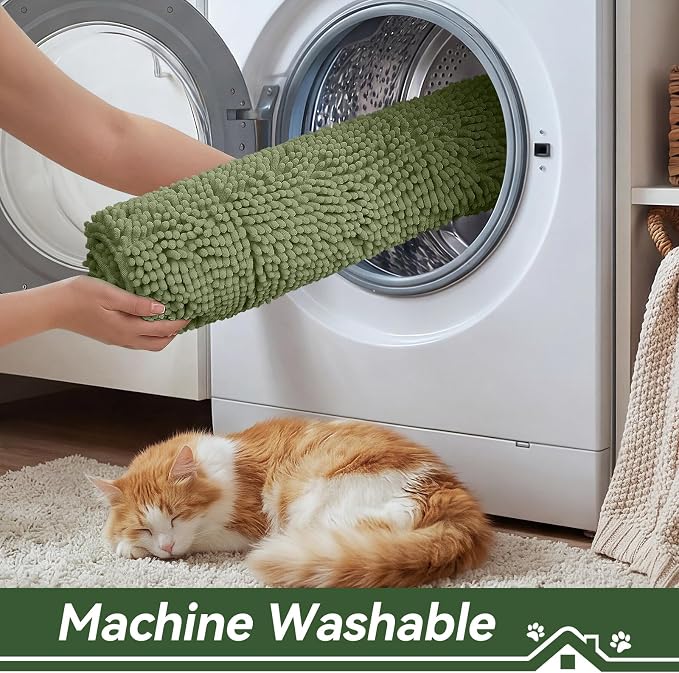Bcoimo Super Absorbent Cat Door Mat, Pet Rugs - Image 5
