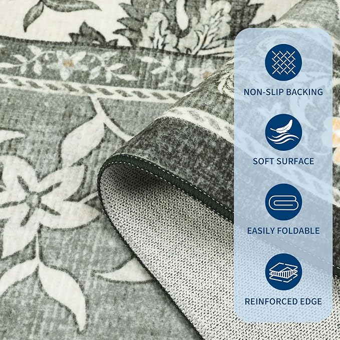 GarveeHome Provence9x12 Area Rug - Image 6