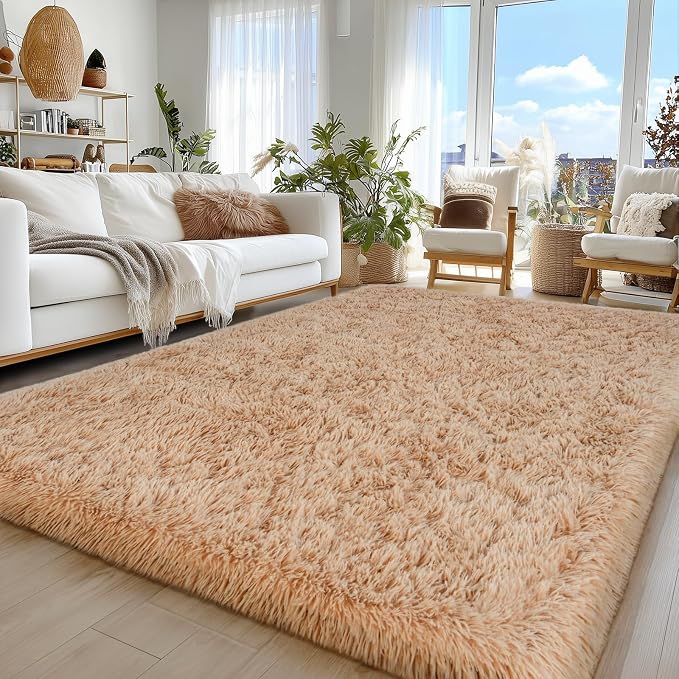 Area Rug for Living Room 6x9, Ultra Soft Shaggy Area Rugs for Bedroom, Upgrade - Image 6
