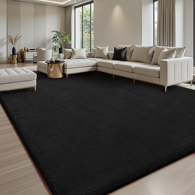 Sour Lemon 8x10 Area Rugs for Living Room, Soft Large Area Rug Fluffy Rugs for by SourLemon