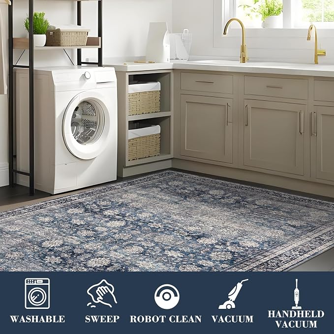 GarveeHome Runner Rugs 2.5x8 Vintage Printed Hallway - Image 6