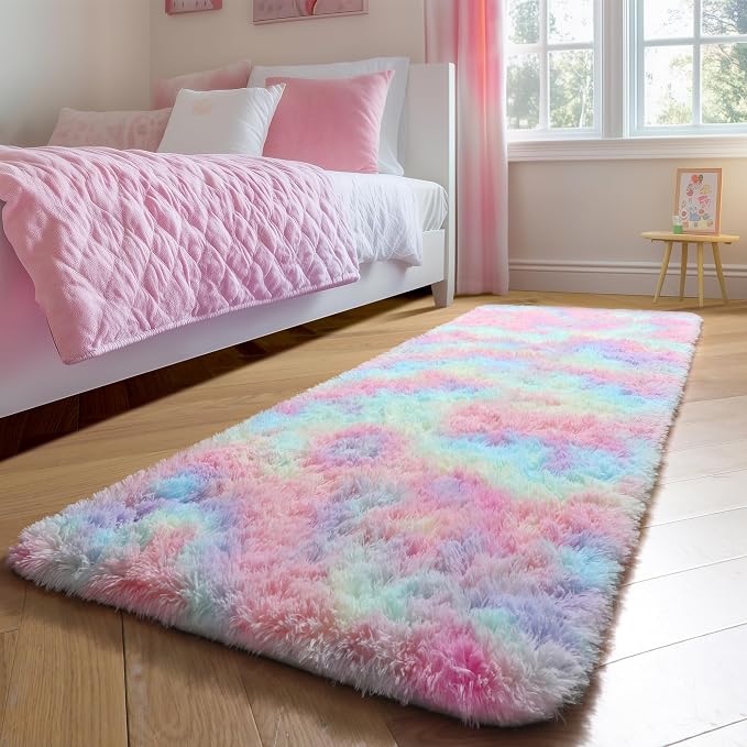 Amdrebio Rainbow 2x6 Runner Area Rugs - Image 7