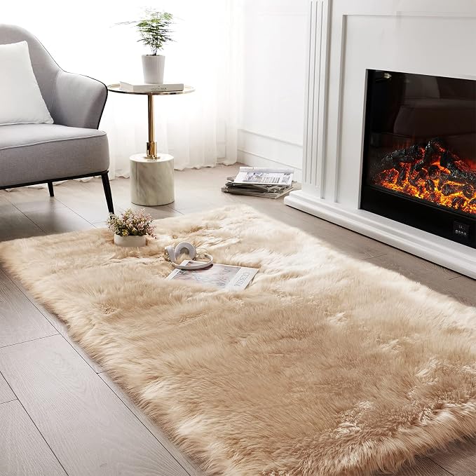 SERISSA Soft Fluffy Area Rug, Shaggy Rug by SERISSAHomeDecorCollection