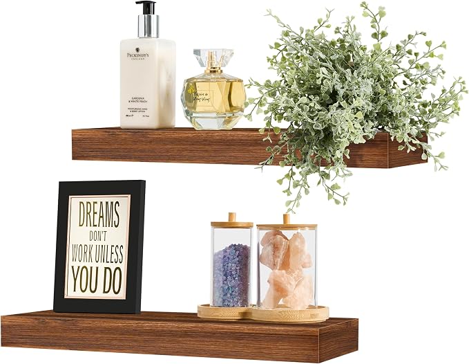 Sorbus Floating Shelves for Wall – 16 Inch Floating Shelf for Kitchen, Living - Image 7