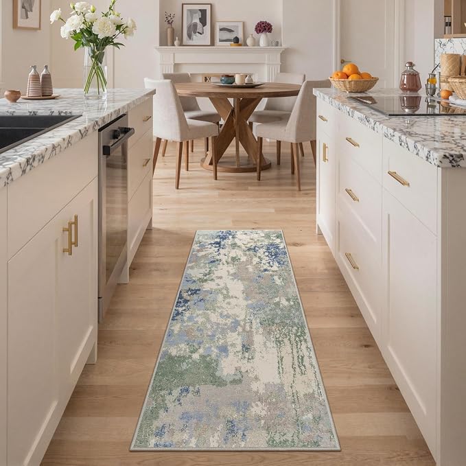 GENIMO 2X5 Washable Modern Runner Rug - Image 2