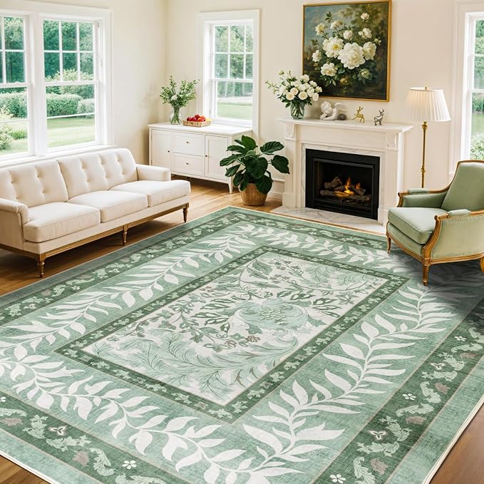 LIANLAM Washable Rug Area Rugs for Living Room by LIANLAM