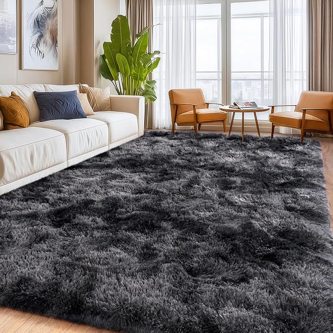 Fluffy Carpet for Living Room, Furry Carpet for Teen, Shaggy Rug for Nursery - Image 2
