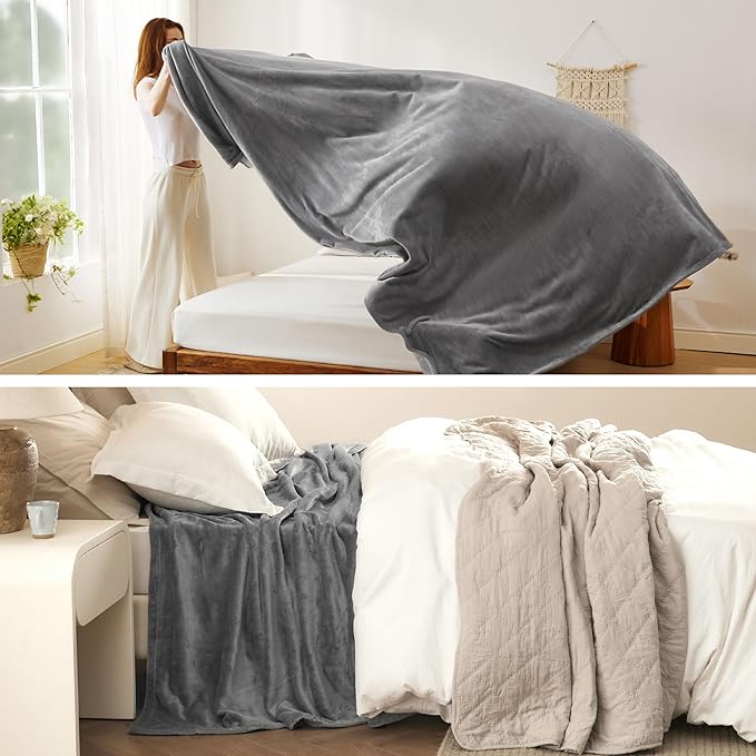 Bedsure GentleSoft Fleece California King Blanket - Image 5