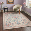 GENIMO 5x7 Area Rugs for Living Room, Machine Washable Non Slip Vintage Rugs by GENIMO