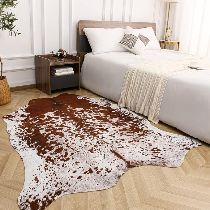 Easycozy Faux Cowhide Large Cow Print Rug - Image 7