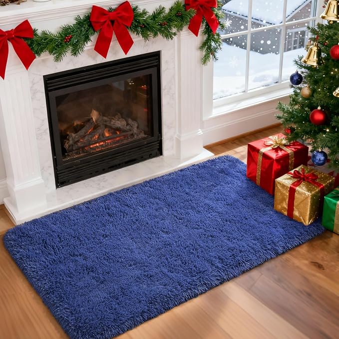 Merelax Modern Soft Fluffy Small Shaggy Rug - Image 3