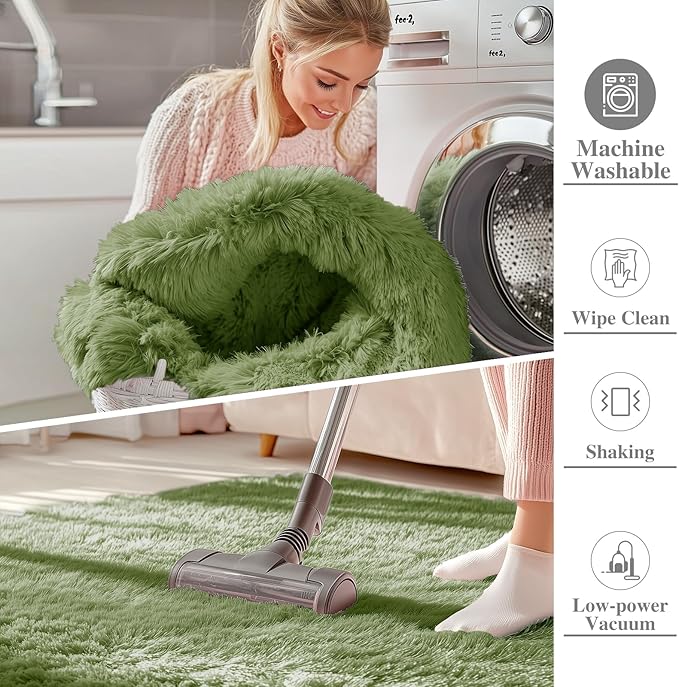 OLANLY 5x7 Machine Washable Large Area Rugs - Image 2