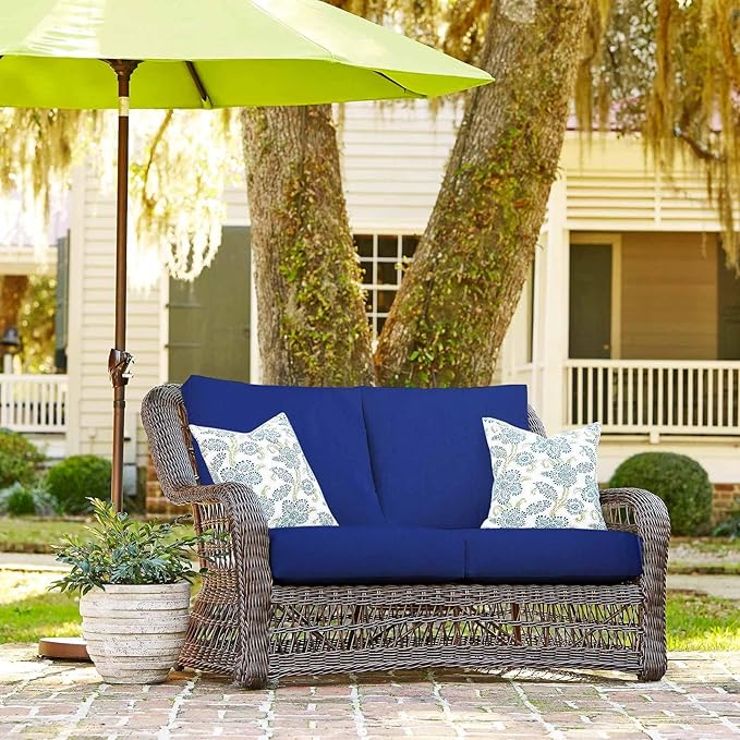 NettyPro Patio Bench Swing Loveseat Cushion Covers, Water Resistant UV - Image 7