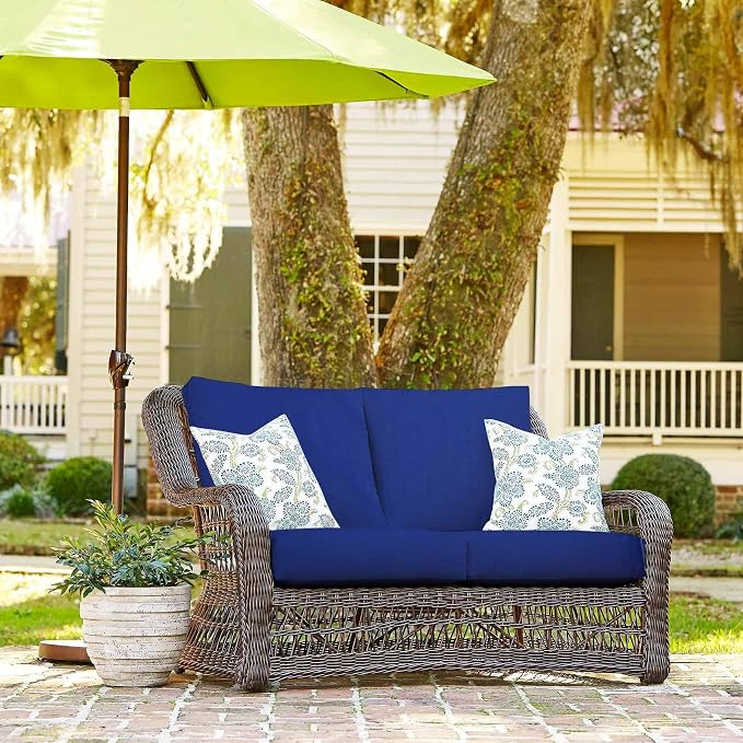 NettyPro Patio Bench Swing Loveseat Cushion Covers, Water Resistant UV - Image 7