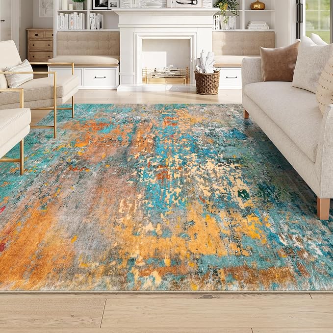 Lahome Modern Abstract 10x14 Area Rug - Image 7