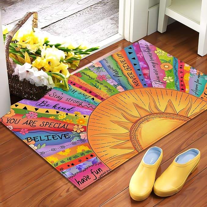 Boho Sun Doormat Bohemian Door Mat - Image 7
