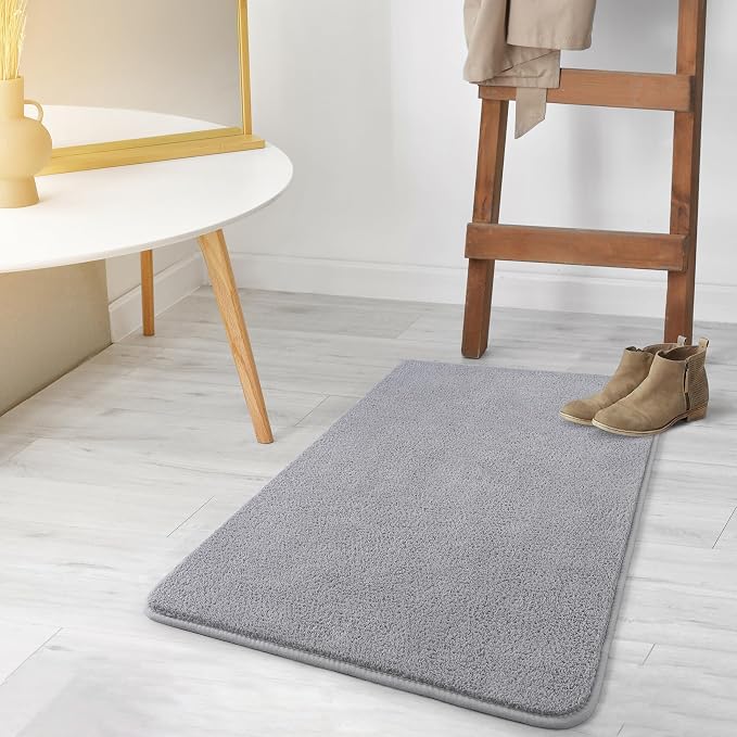 Keeko 2x3 Grey Area Rugs for Bedroom Living Room, Soft Modern Indoor Throw Rugs - Image 7