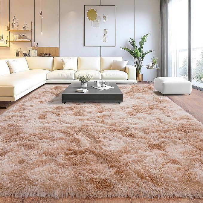Upgrade Non-Slip Plush Rugs for Living Room, Soft Shaggy Carpets for Living Room by Isdook