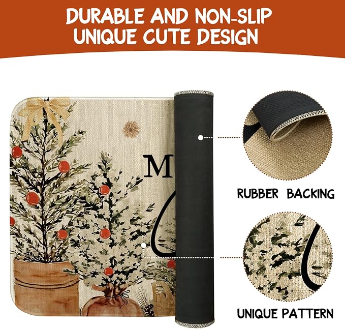 Merry Christmas Door Mat Outdoor - Image 7