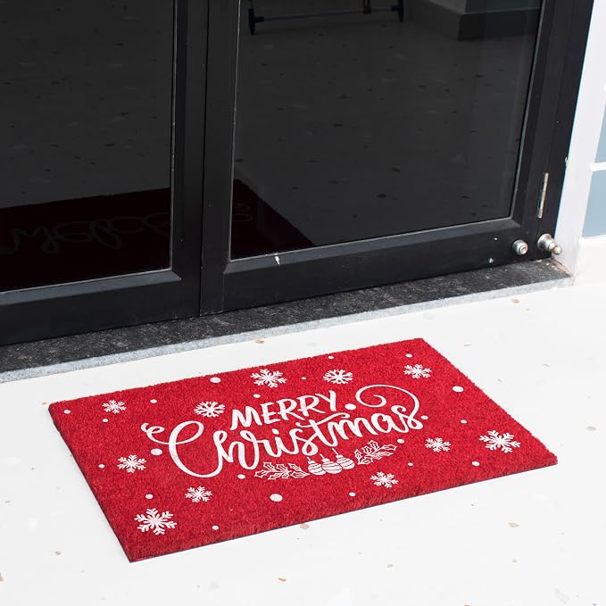 LuxUrux Merry Christmas Door Mat Outdoor 30x17 Inch - Image 9