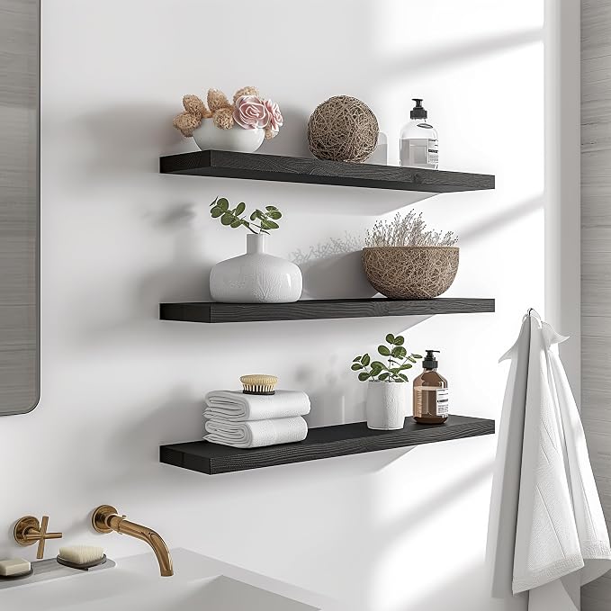 PHPH 24 Inch Wood Floating Shelves - Image 3