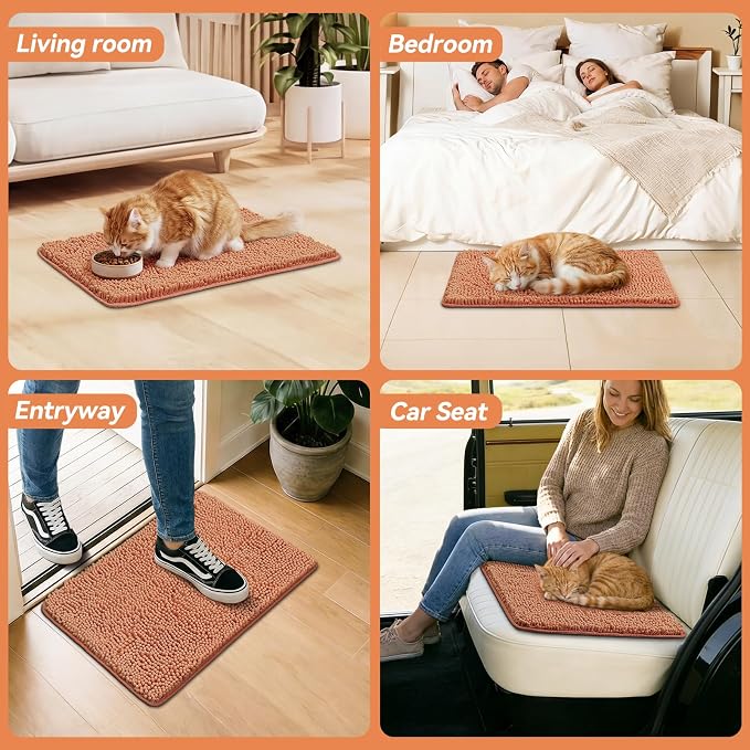 Bcoimo Super Absorbent Cat Door Mat, Pet Rugs - Image 6