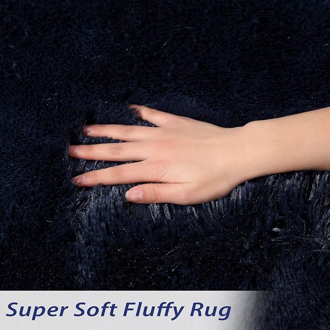 CAROMIO Fluffy Area Rugs 10x13 Extra Large Plush and Thick Shaggy Rug - Image 4