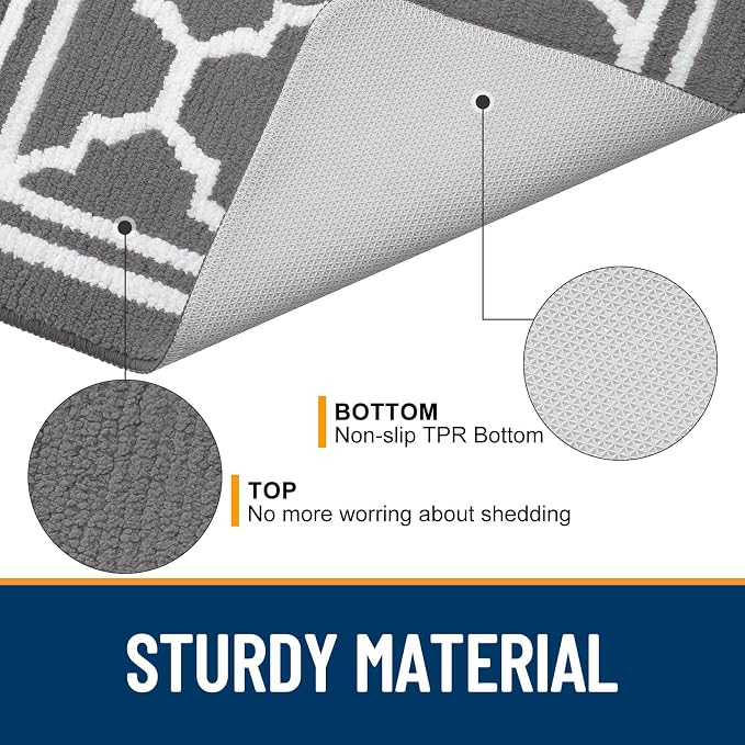 Buganda Long Indoor Door Mat, Dirt-Resistant and Absorbent Doormat, Low Profile - Image 4