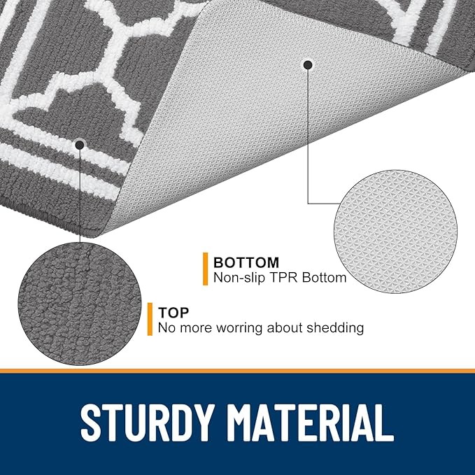 Buganda Runner Indoor Door Mat, Dirt-Resistant and Absorbent Doormat, Low - Image 4