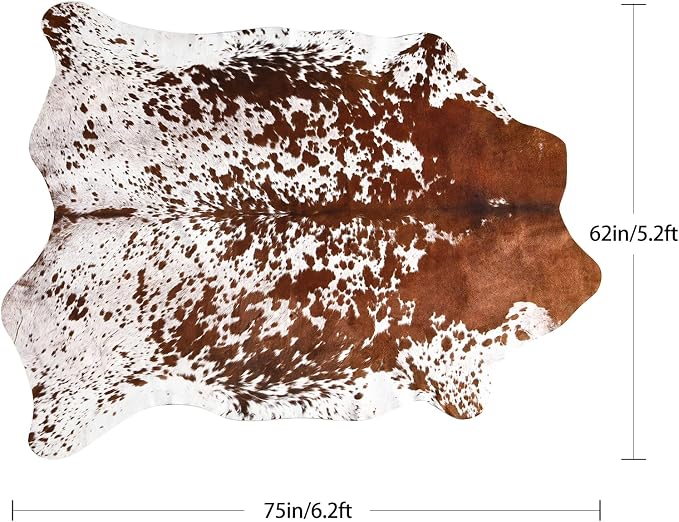 Easycozy Faux Cowhide Large Cow Print Rug - Image 2