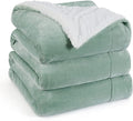 Bedsure GentleSoft Sherpa Fleece Blanket Queen Size by BEDSURE