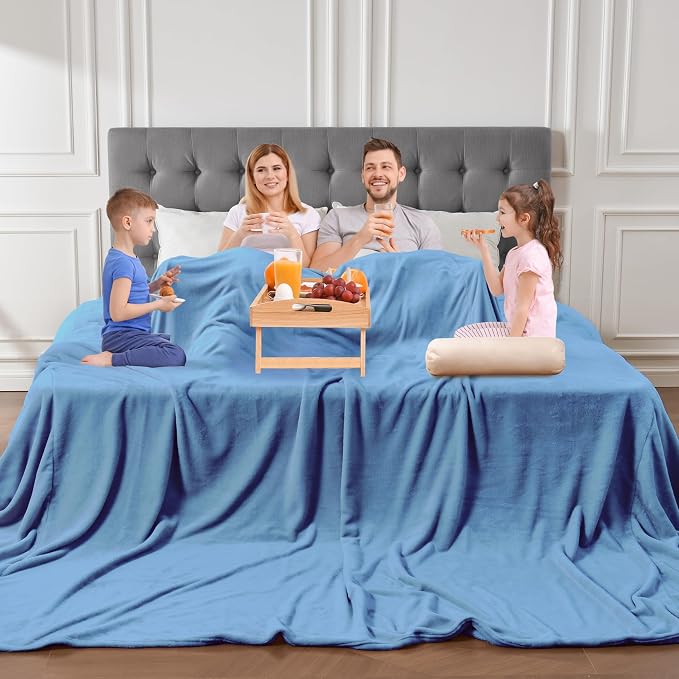 Edenleaf Big Oversized Soft Blanket, Giant Fleece Companion 120x120, California - Image 2