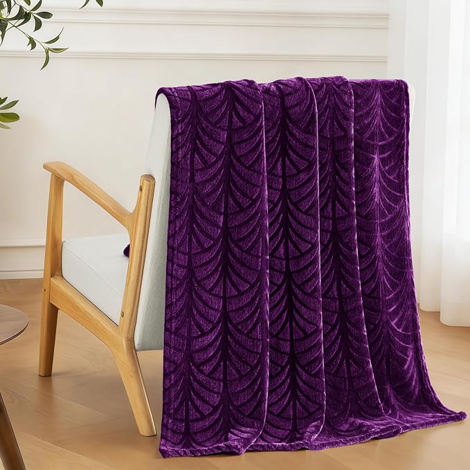 Whale Flotilla Flannel Fleece Throw Blanket - Image 2