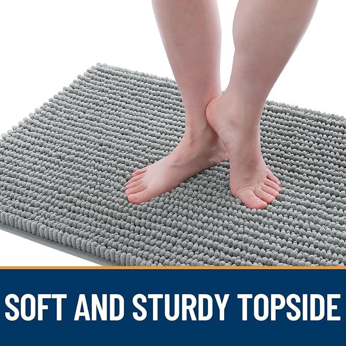 OLANLY Dog Door Mat for Muddy Paws 44x24, Ultra Absorbent Chenille Mud Doormat - Image 3