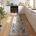 Rugcomf Vintage Medallion Kitchen Runner 2'x6' by Rugcomf