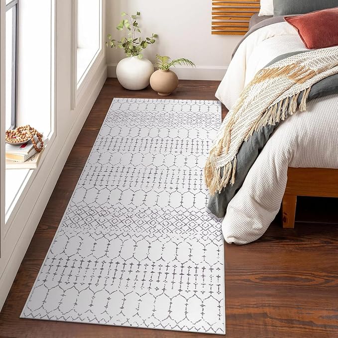Lahome Moroccan Small Runner Rug 2x5 Rug Runner Non-Slip Washable Rug Runner - Image 8