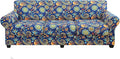 hyha Couch Cover, Floral Pattern, 4 Pieces, Sofa Slipcovers, by hyha