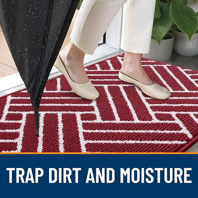 OLANLY Indoor Door Mat, 36x24 Inch, Dirt Resistant and Absorbent, Non-Slip - Image 2