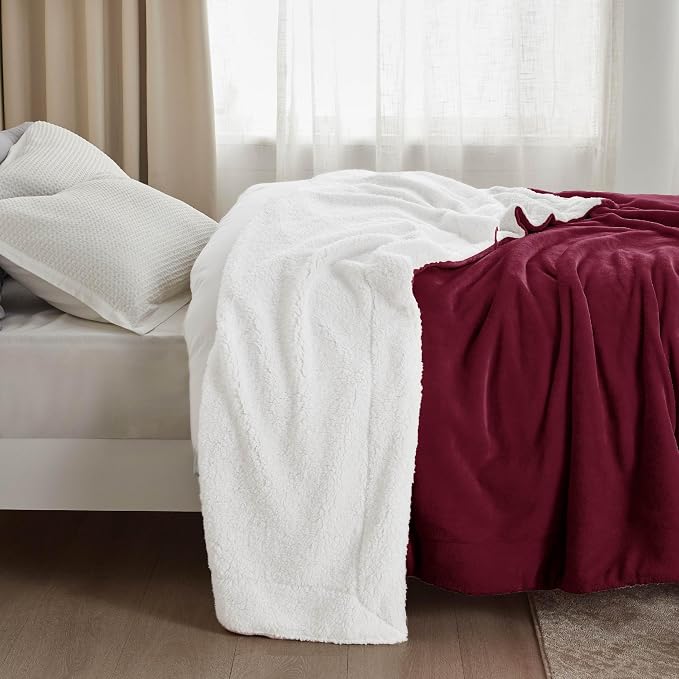 Bedsure GentleSoft Sherpa Fleece Blanket Queen Size - Image 6