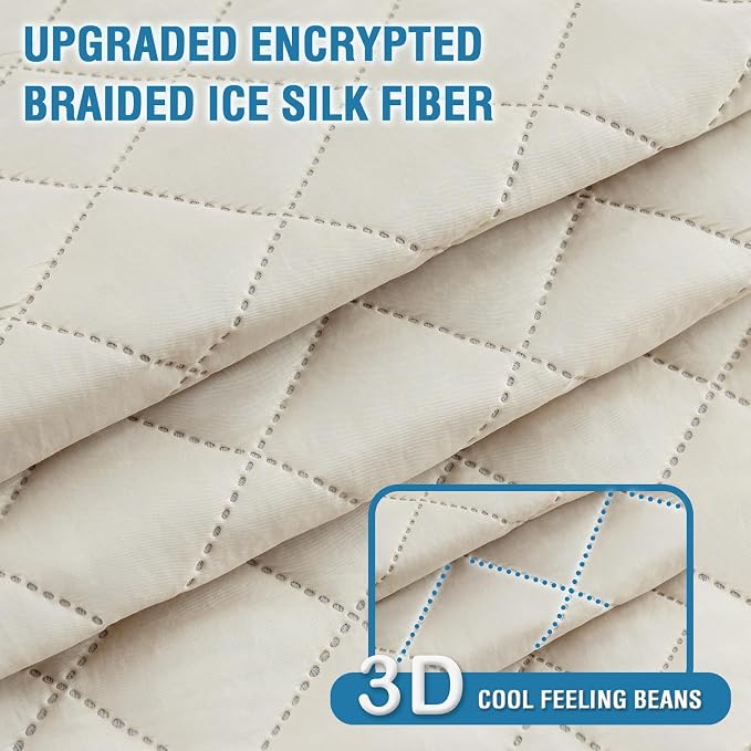H.VERSAILTEX Summer Cooling Mat & Sleeping Pad, Breathable Cooling Mat - Image 4