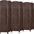 Rose Home Fashion Room Divider, 6 ft Tall Room Dividers and Folding Privacy by RoseHomeFashion