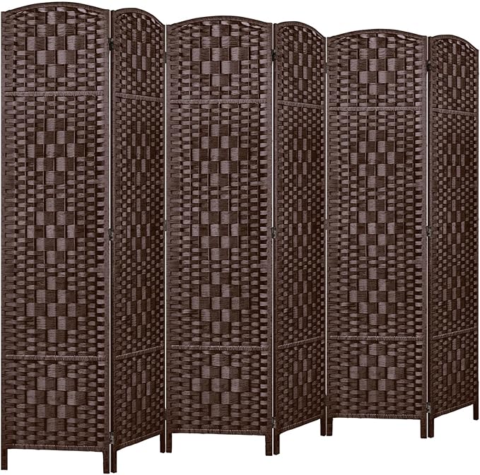Rose Home Fashion Room Divider, 6 ft Tall Room Dividers and Folding Privacy by RoseHomeFashion