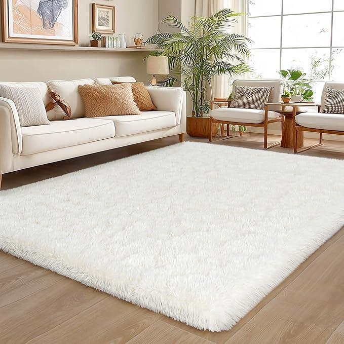 Area Rug for Living Room 6x9, Ultra Soft Shaggy Area Rugs for Bedroom, Upgrade by Unknown